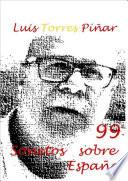 Libro 99 Sonetos sobre España