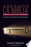 Libro Abramos la Biblia el Antiguo Testamento