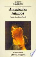 Libro Accidentes íntimos