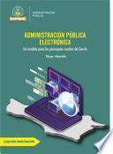 Libro Administración pública electrónica