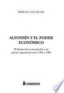 Libro Alfonsín y el poder económico
