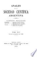 Libro Anales de la Sociedad Científica Argentina