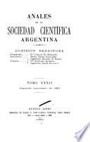 Libro Anales de la Sociedad Científica Argentina