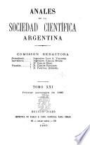 Libro Anales de la Sociedad Científica Argentina