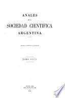 Libro Anales de la Sociedad Científica Argentina
