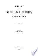 Libro Anales de la Sociedad Científica Argentina