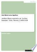 Libro Análisis fílmico-narrativo de La bête humaine. Zola / Renoir. J. 1890/1938