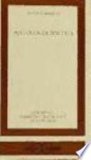 Libro Antología poética