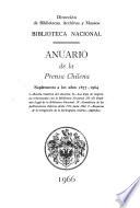 Libro Anuario de la prensa chilena