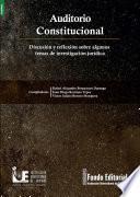 Libro Auditorio constitucional.