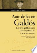 Libro Auto de fe con Galdós