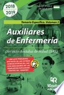 Libro Auxiliares de Enfermería del Servicio Andaluz de Salud. Temario Especifico. Vol 2.