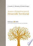 Libro Avances y perspectivas para el desarrollo territorial