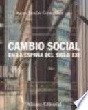 Libro Cambio social en la España del siglo XXI