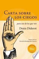 Libro Carta sobre los ciegos para uso de los que ven