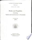Libro Catalog of Copyright Entries. Third Series