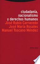 Libro Ciudadanía, nacionalismo y derechos humanos