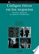 Libro Códigos éticos en los negocios