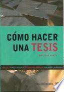 Libro Cómo hacer una Tesis