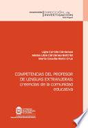 Libro Competencias del profesor de lenguas extranjeras: creencias de la comunidad educativa