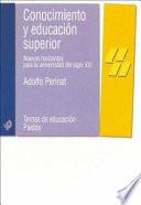 Libro Conocimiento y educación superior