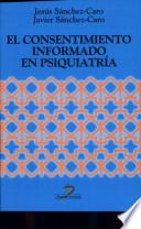 Libro Consentimiento informado en psiquiatría