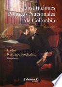 Libro Constituciones politicas (4a ed) nacionales de colombia