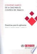 Libro Convenio marco de la OMS para el control del tabaco