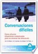 Libro CONVERSACIONES DIFÍCILES