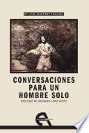 Libro Conversaciones para un hombre solo