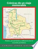 Libro Crónicas De Un Viaje Memorable