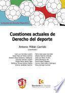 Libro Cuestiones actuales de Derecho del Deporte