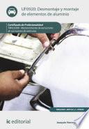 Libro Desmontaje y montaje de elementos de aluminio. TMVL0309