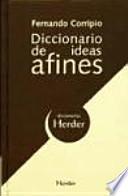 Libro Diccionario de ideas afines