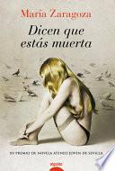 Libro Dicen que estás muerta