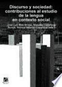 Libro Discurso y sociedad
