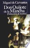 Libro Don Quijote de la Mancha (Selección de textos)