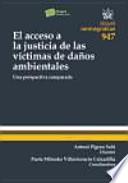 Libro El Acceso a la Justicia de las Víctimas de Daños Ambientales