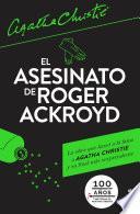 Libro El asesinato de Roger Ackroyd