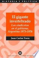 Libro El gigante invertebrado