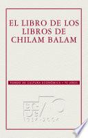 Libro El libro de los libros del Chilam-Balam