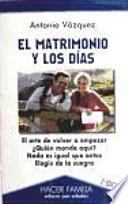 Libro El matrimonio y los días