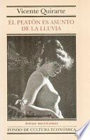 Libro El peatón es asunto de la lluvia