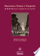 Libro El poder político en el Antiguo Régimen en la obra de Francisco Tomás y Valiente