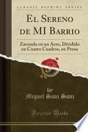 Libro El Sereno de MI Barrio