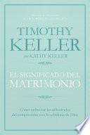 Libro El significado del matrimonio