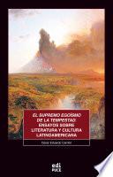 Libro El supremo egoísmo de la tempestad. Ensayos sobre literatura y cultura latinoamericana