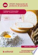 Libro Elaboración de productos de panadería. INAF0108