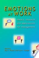 Libro Emotions at Work