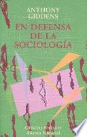 Libro En defensa de la sociología